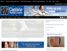 Tablet Screenshot of capilanorehab.com